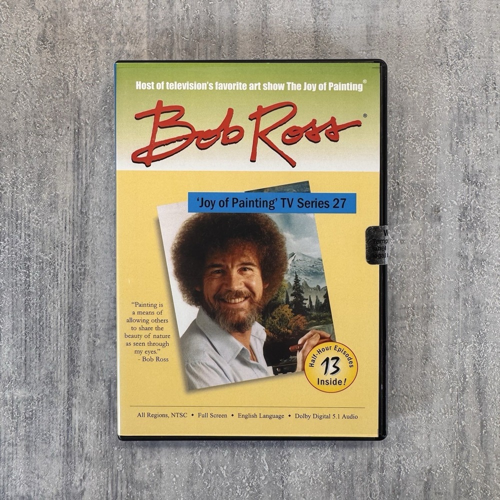 Bob Ross The Joy Of Painting TV Series 27 DVD 3-Disc Set RARE New Sealed